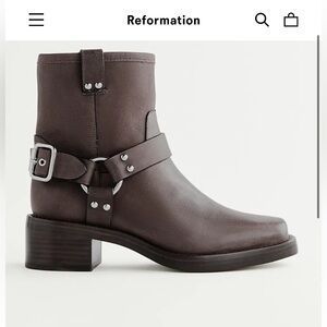 Foster Moto Boot in Distressed Brown